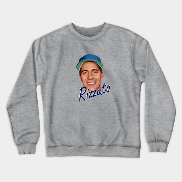 Rizzuto Tribute Design Crewneck Sweatshirt by Bleeding Yankee Blue